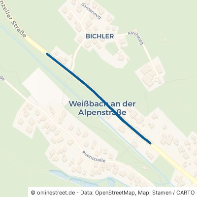 Berchtesgadener Straße Schneizlreuth Weißbach 