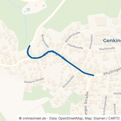Gönninger Straße Sonnenbühl Genkingen 