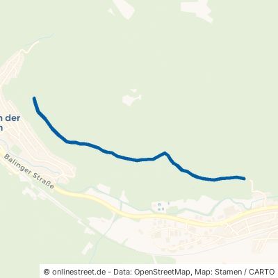 Unterer Kehlenweg Albstadt Lautlingen 
