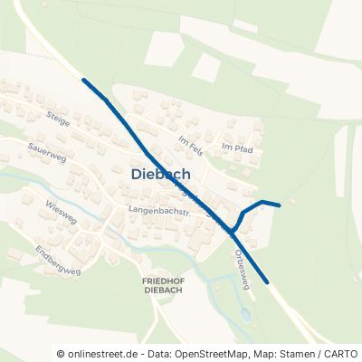 Vogelsangstraße Ingelfingen Diebach 