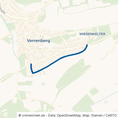 Kernerstraße Öhringen Verrenberg 