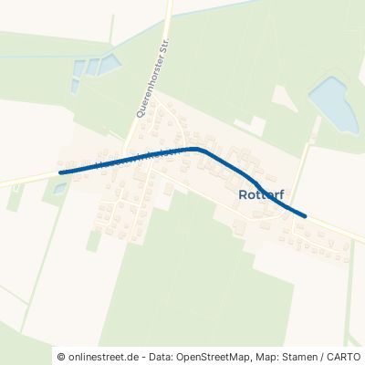 Hasenwinkelstraße Rennau Rottorf 
