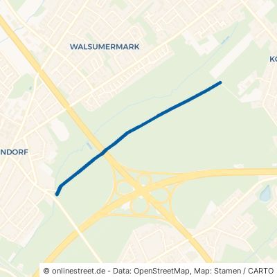 Bürgermeistersweg Oberhausen Sterkrade 