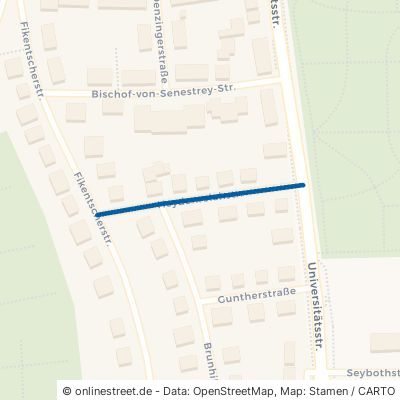 Heydenreichstraße Regensburg Kumpfmühl-Ziegetsdorf-Neuprüll 