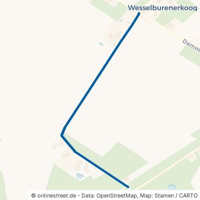 Seehofsweg Wesselburenerkoog 