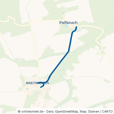 Paßbrucher Weg Sangerhausen Breitenbach 