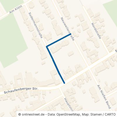 Sudermannstraße Alsdorf Schaufenberg 