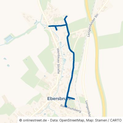 Alte Straße Lichtentanne Ebersbrunn 