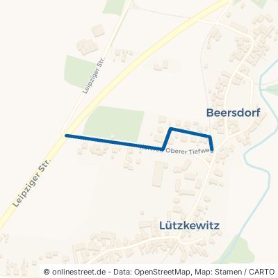 Tiefweg Elsteraue Lützkewitz 