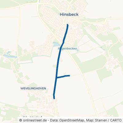 Landstraße Nettetal Hinsbeck 
