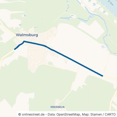 Kateminer Straße Bleckede Walmsburg 