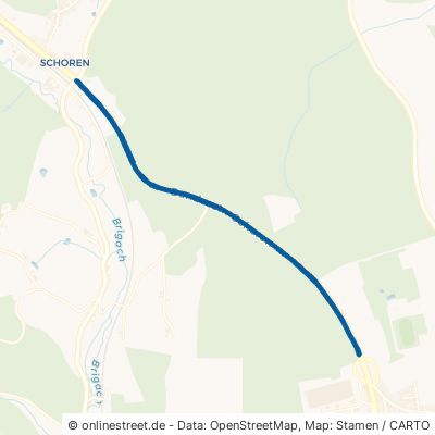 Bundesstraße-Schoren Mönchweiler Stockburg 