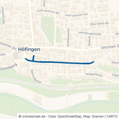 Truchsessenstraße Leonberg Höfingen 