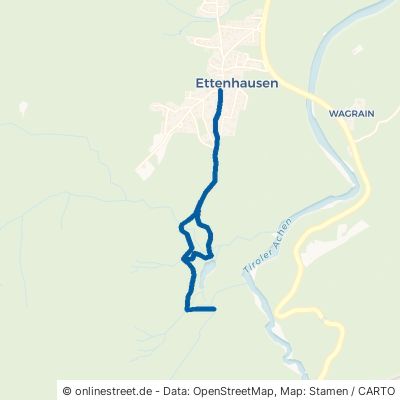 Schmugglerweg Schleching Ettenhausen 