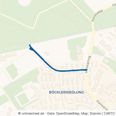 Stettiner Straße Neumünster Böcklersiedlung 