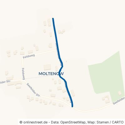 Schönhofer Weg Alt Meteln Moltenow 