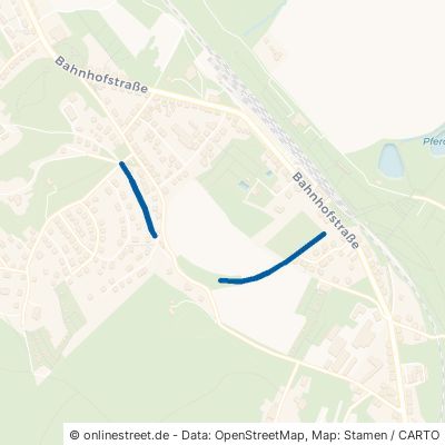 Ehemalige Zechenbahn Vereinigtfeld Oelsnitz (Erzgebirge) 