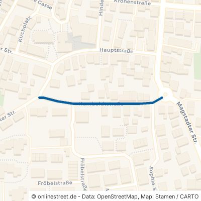 Humboldtstraße Renningen 