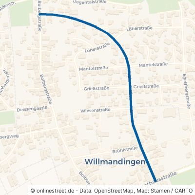 Wilhelmstraße Sonnenbühl Willmandingen 