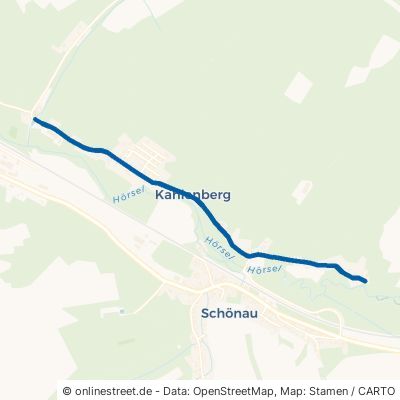 Ortsstraße Wutha-Farnroda Kahlenberg 