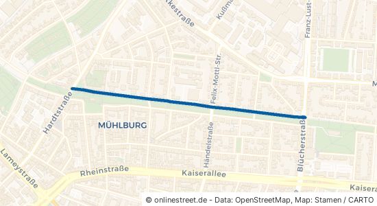 Seldeneckstraße Karlsruhe Mühlburg 