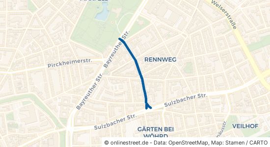 Martin-Richter-Straße Nürnberg Rennweg 
