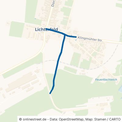 Forststraße Lichterfeld-Schacksdorf 