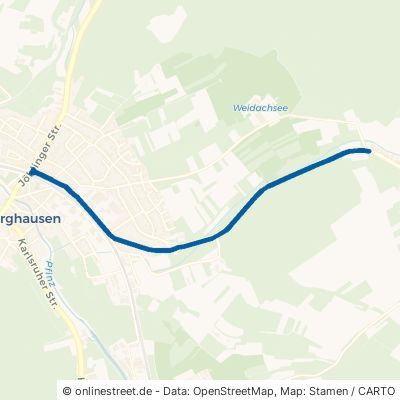 Wöschbacher Straße Pfinztal Berghausen 