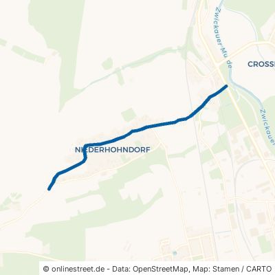 Niederhohndorfer Straße Zwickau Weißenborn 