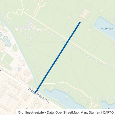 Querallee Dresden Seevorstadt-Ost/Großer Garten 