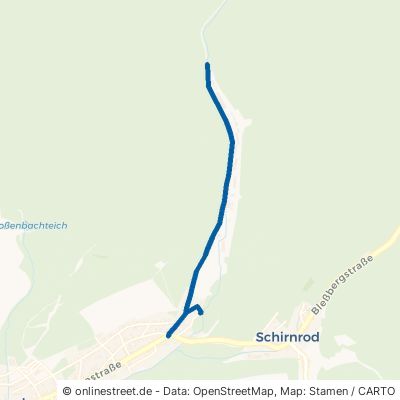 Sophienauer Straße Eisfeld Sachsenbrunn 