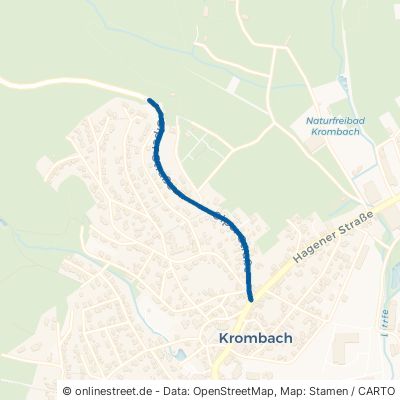 Olper Straße Kreuztal Krombach 