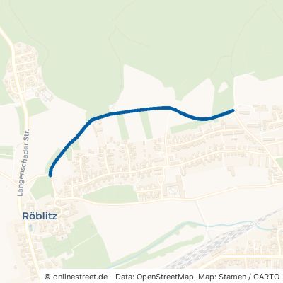 Talbachweg Unterwellenborn Röblitz 