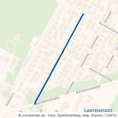 Hainbuchenweg 68305 Mannheim Gartenstadt Gartenstadt