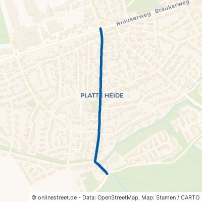 Hermann-Löns-Straße Menden (Sauerland) Platte Heide 