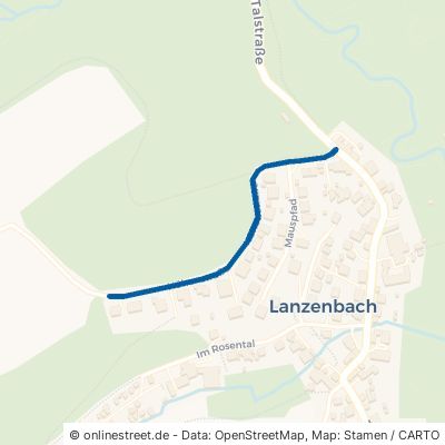 Höhenstraße Hennef (Sieg) Lanzenbach 