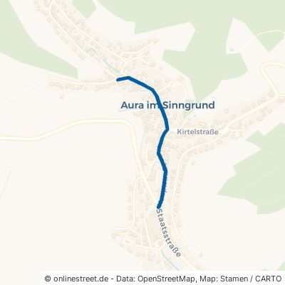 Hauptstraße Aura im Sinngrund Aura 