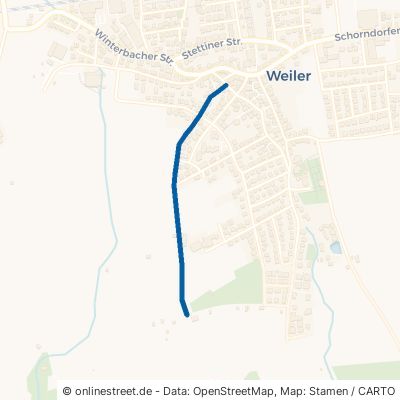 Bühlweg Schorndorf Weiler 