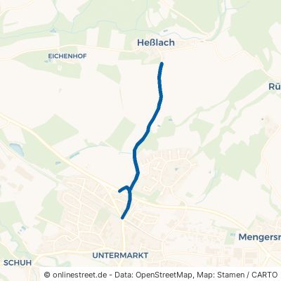 Heßlacher Straße Weidenberg 