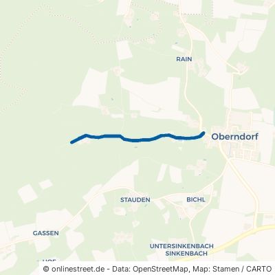 Holzapfelweg Haag im OB Oberndorf 