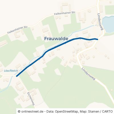 Erlenweg Lossatal Frauwalde 