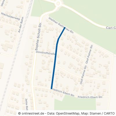 Rudolf-Breitscheid-Straße Oranienburg Sachsenhausen 