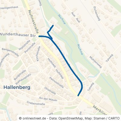 Mühlenstraße 59969 Hallenberg 