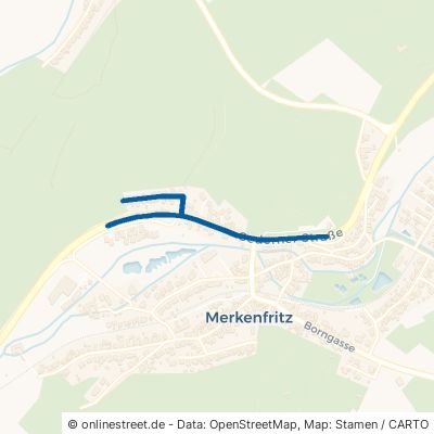 Gederner Straße Hirzenhain Merkenfritz 