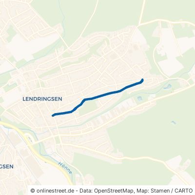 Friedhofstraße Menden (Sauerland) Lendringsen 