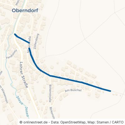 Deutelbacher Straße Jossgrund Oberndorf 