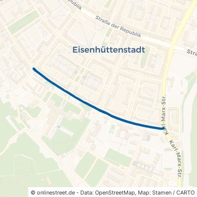 Friedrich-Engels-Straße Eisenhüttenstadt 