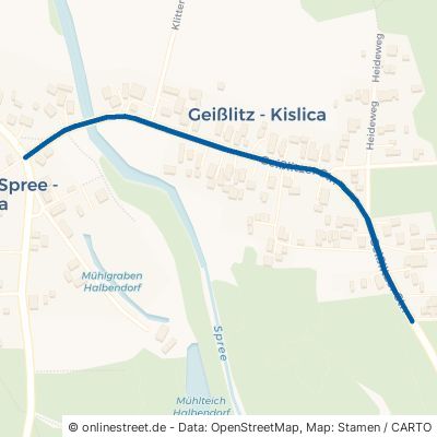 Geißlitzer Straße Malschwitz Halbendorf/Spree 