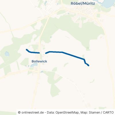 Wiesenweg Bollewick 