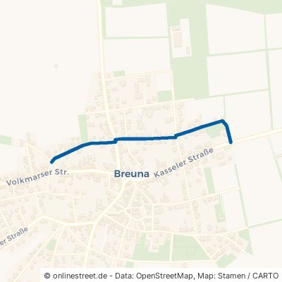 Birkenweg Breuna Breuna mit Rhöda 